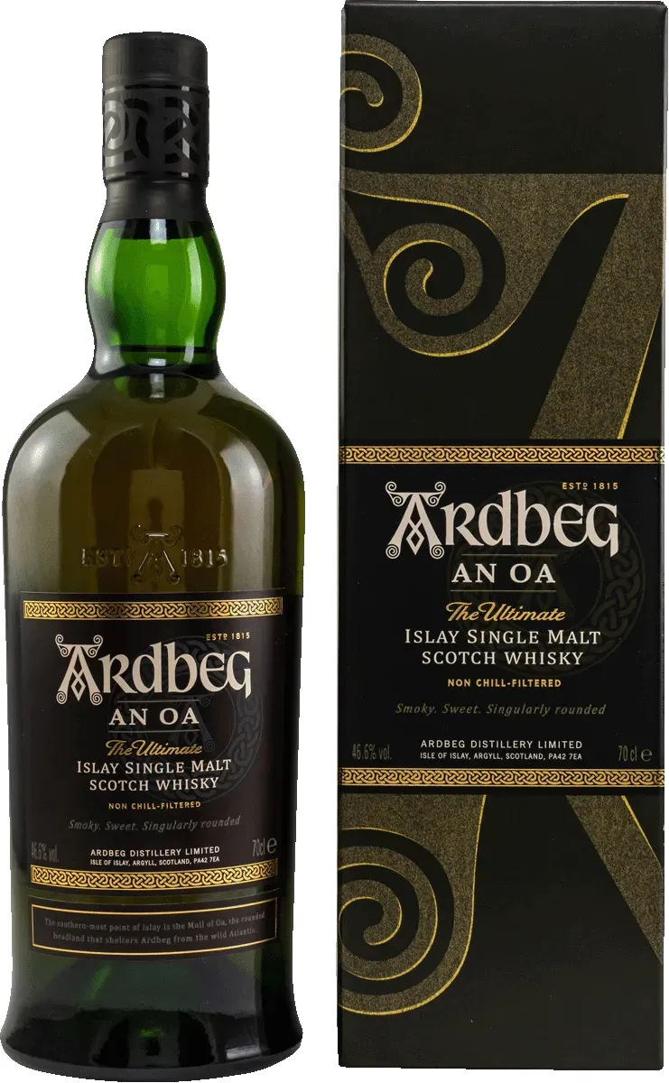 Ardbeg Flasche Rueckseite