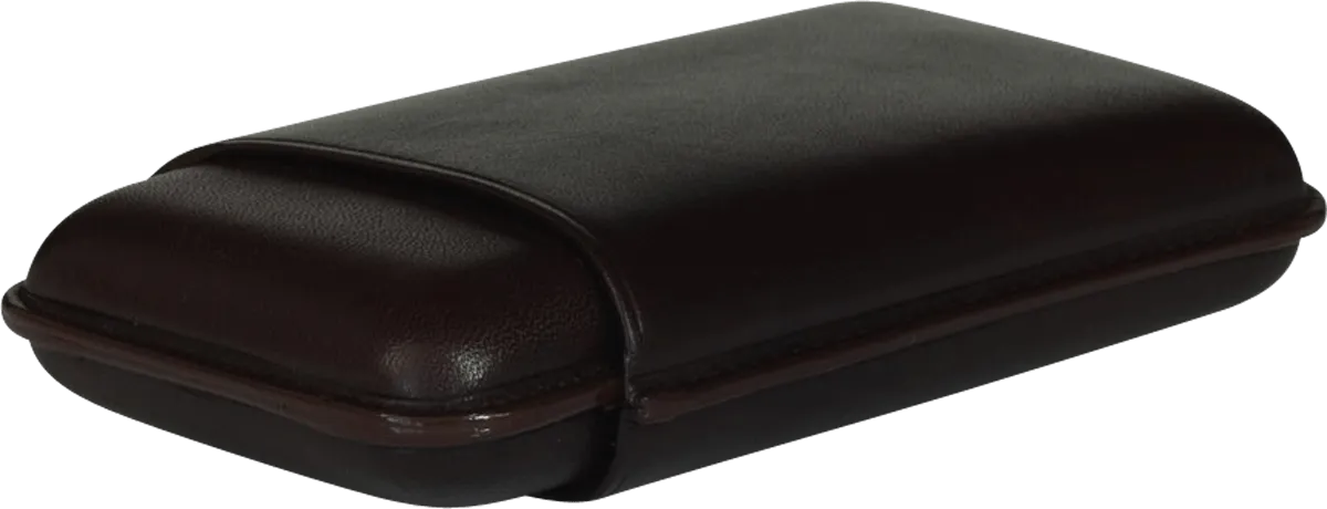 Martin Wess Zigarrenetui Smooth Braun liegend