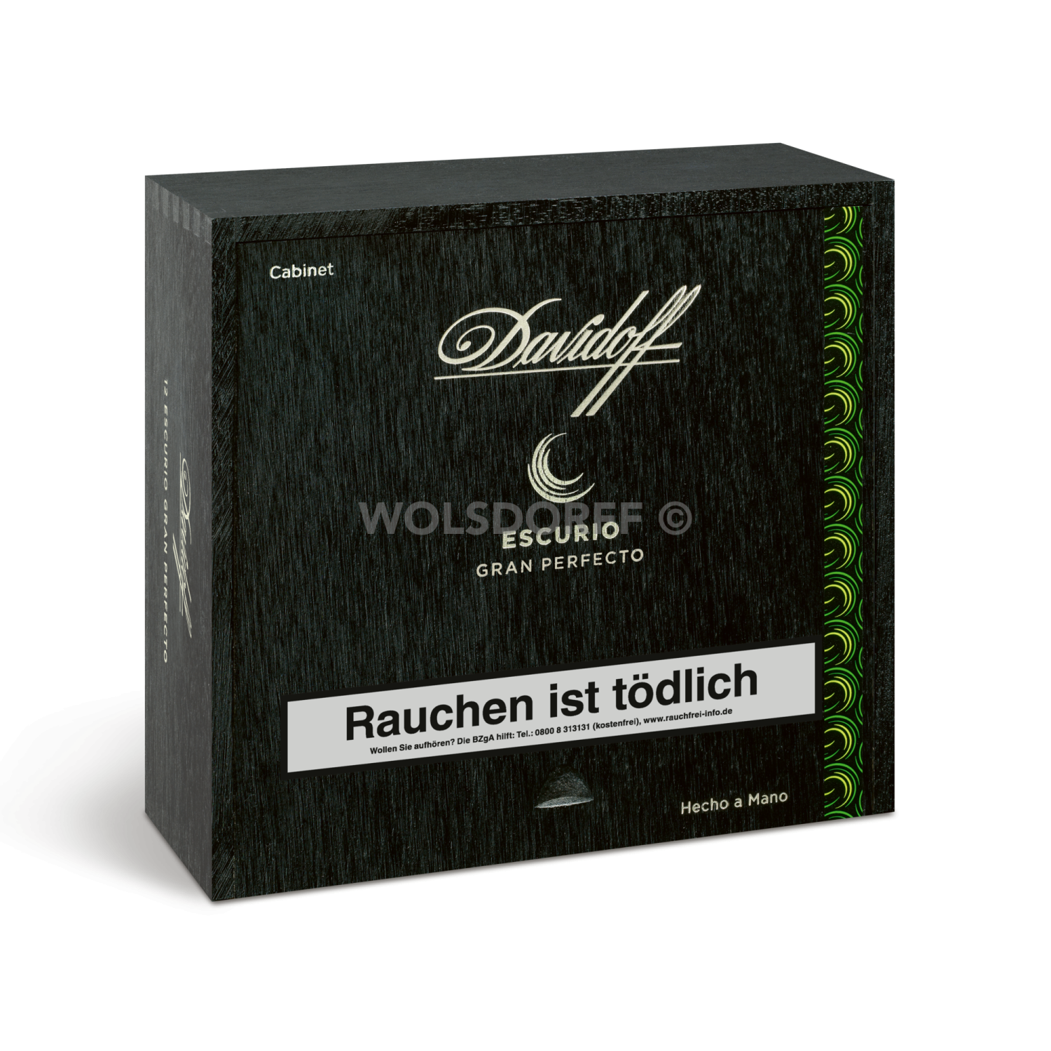 Davidoff Escurio Gran Perfecto - Kiste vorne geschlossen