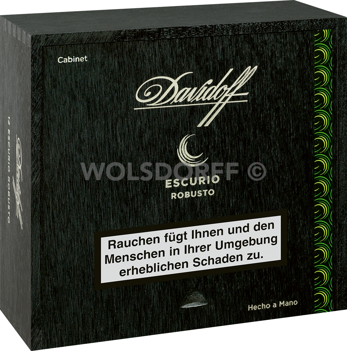Davidoff Escurio Robusto - Kiste seitlich geschlossen