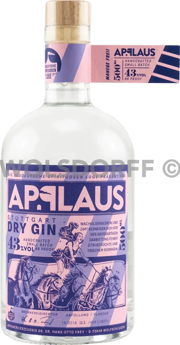 Applaus Stuttgart Flasche Vorderseite