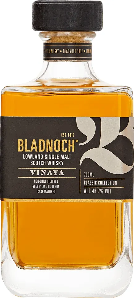 Bladnoch Vinaya Flasche Vorderseite
