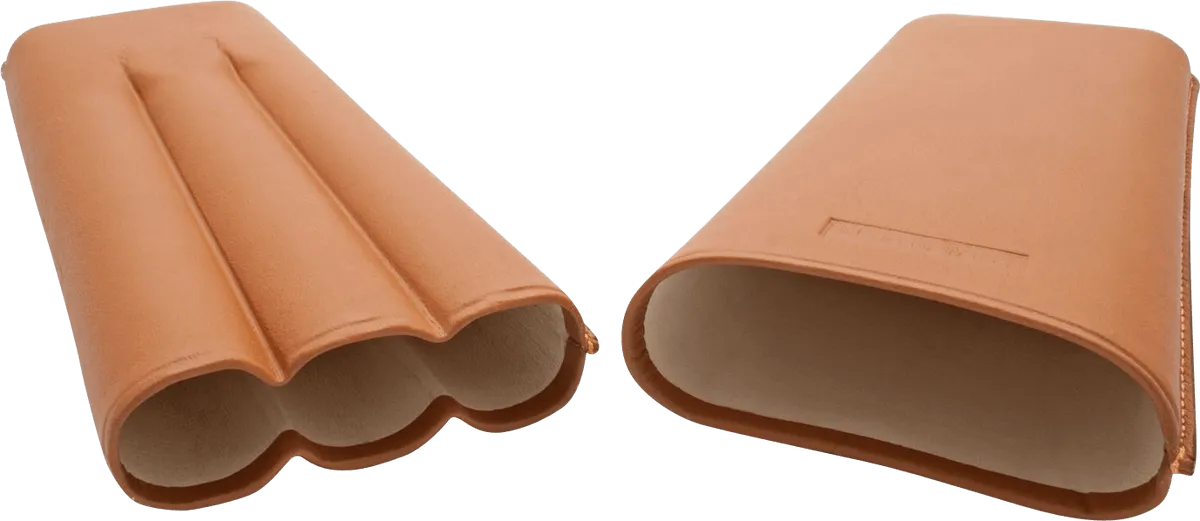 Martin Wess Zigarrenetui smooth Natur offen