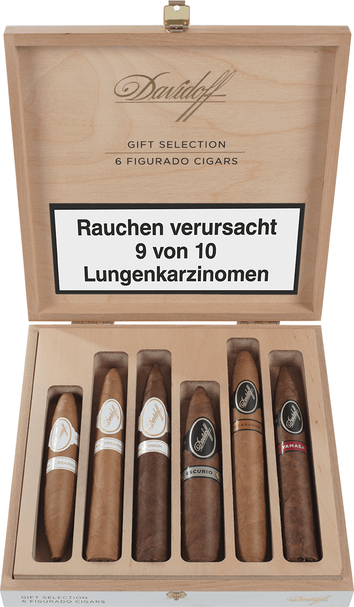 Davidoff Gift Selection Figurado - Kiste vorne geöffnet
