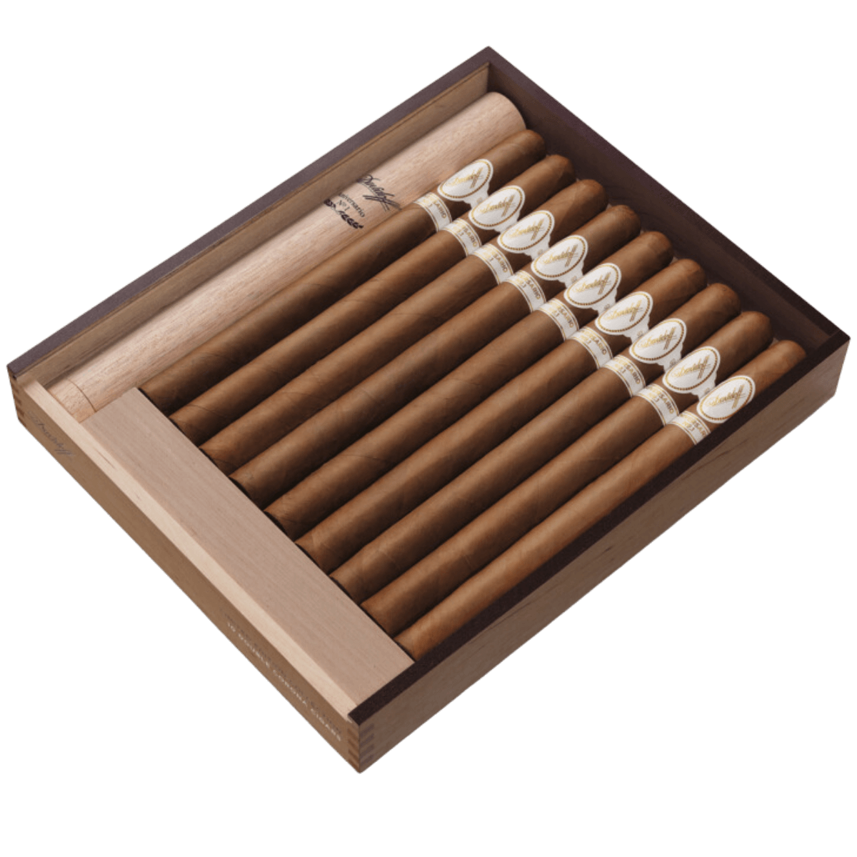 Davidoff Aniversario No. 1 - Kiste seitlich geöffnet