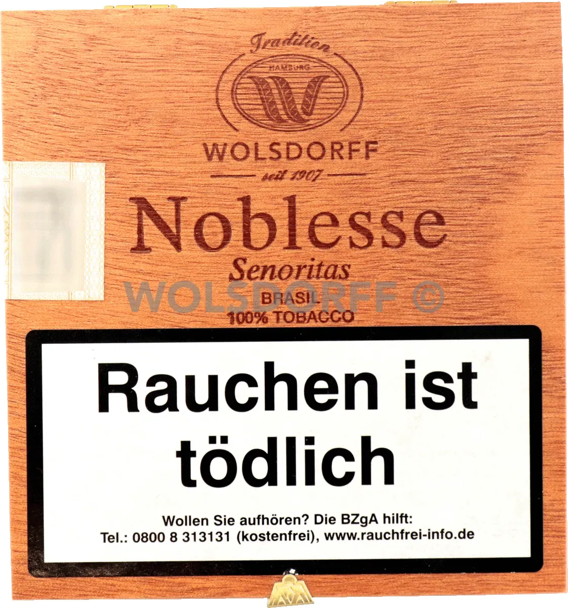 Noblesse Senorita Brasil Kiste geschlossen Vorderseite