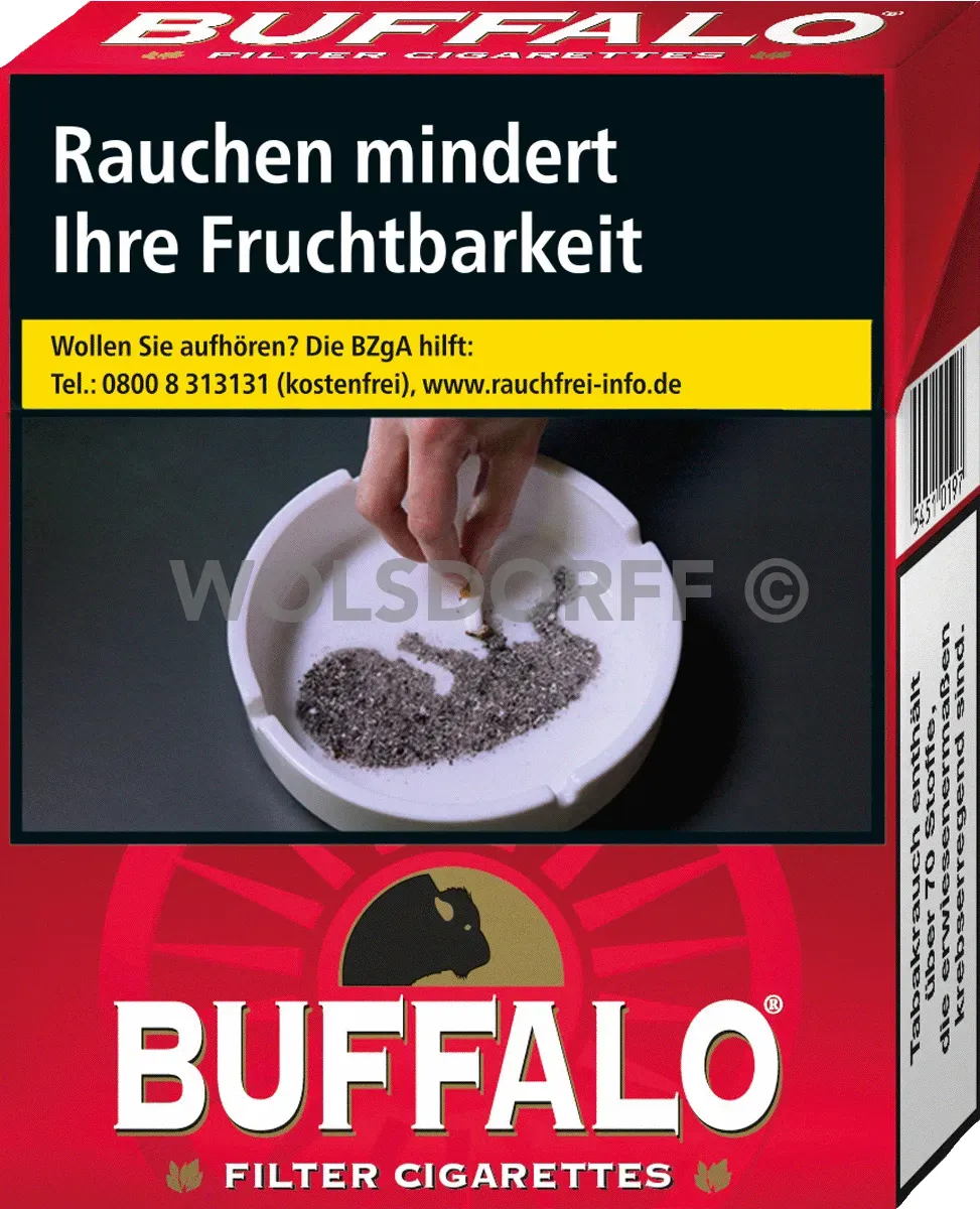 Buffalo Red BP Packung von vorne