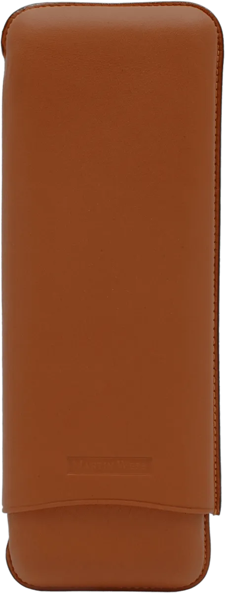 Martin Wess Zigarrenetui smooth Natur frontal