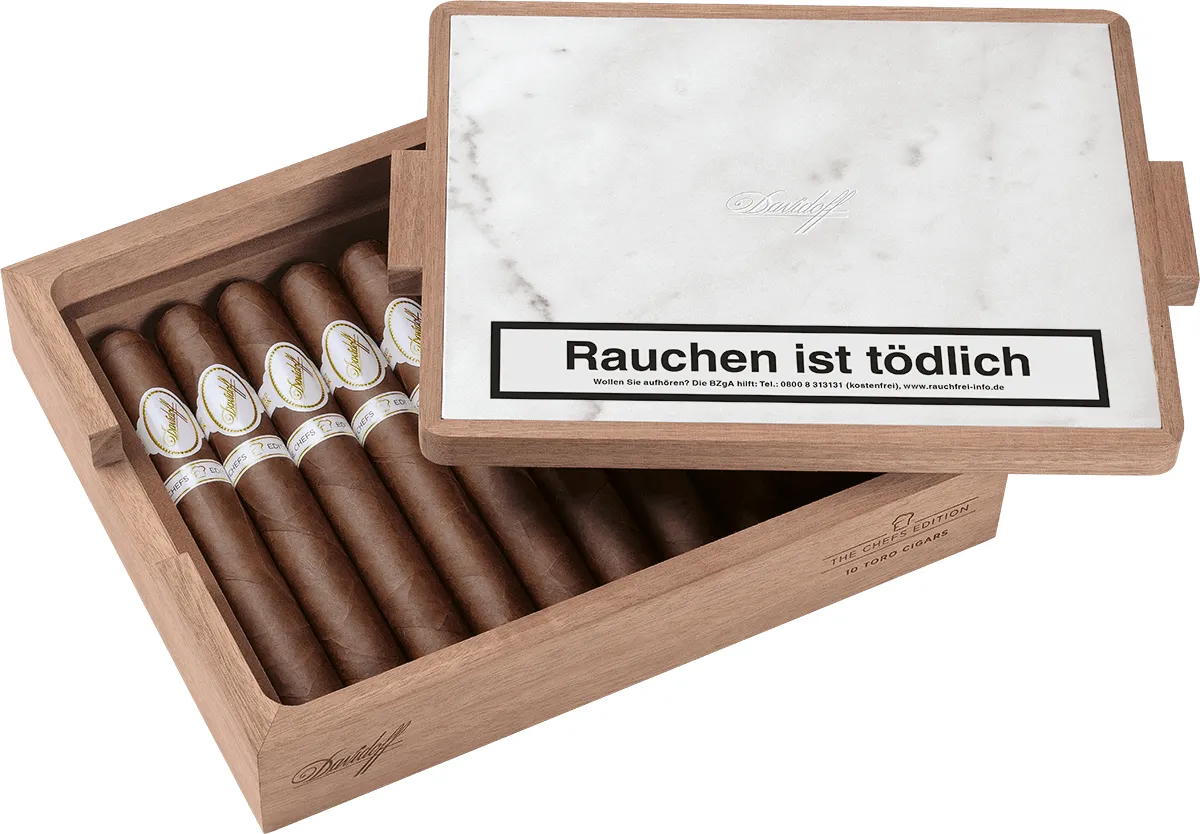 Davidoff Chefs Edition Kiste offen Seite