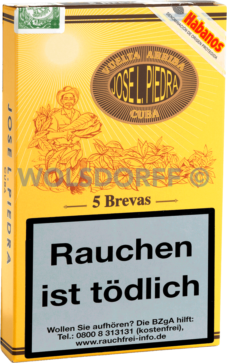 Jose L. Piedra Brevas - Pappetui vorne geschlossen