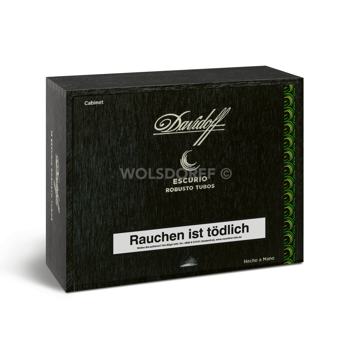 Davidoff Escurio Robusto Tubos - Kiste seitlich geschlossen