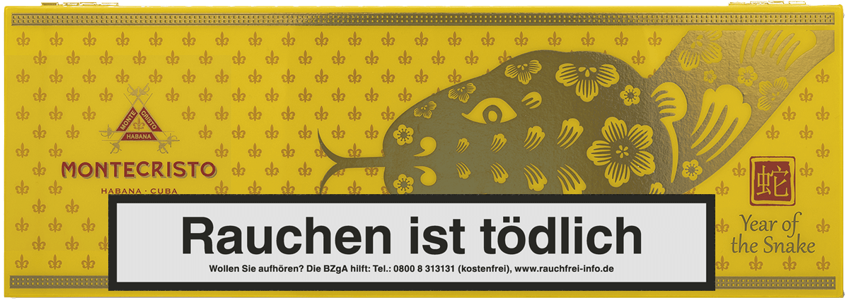 Montecristo Short 66 Year of the Snake - Kiste vorne geschlossen