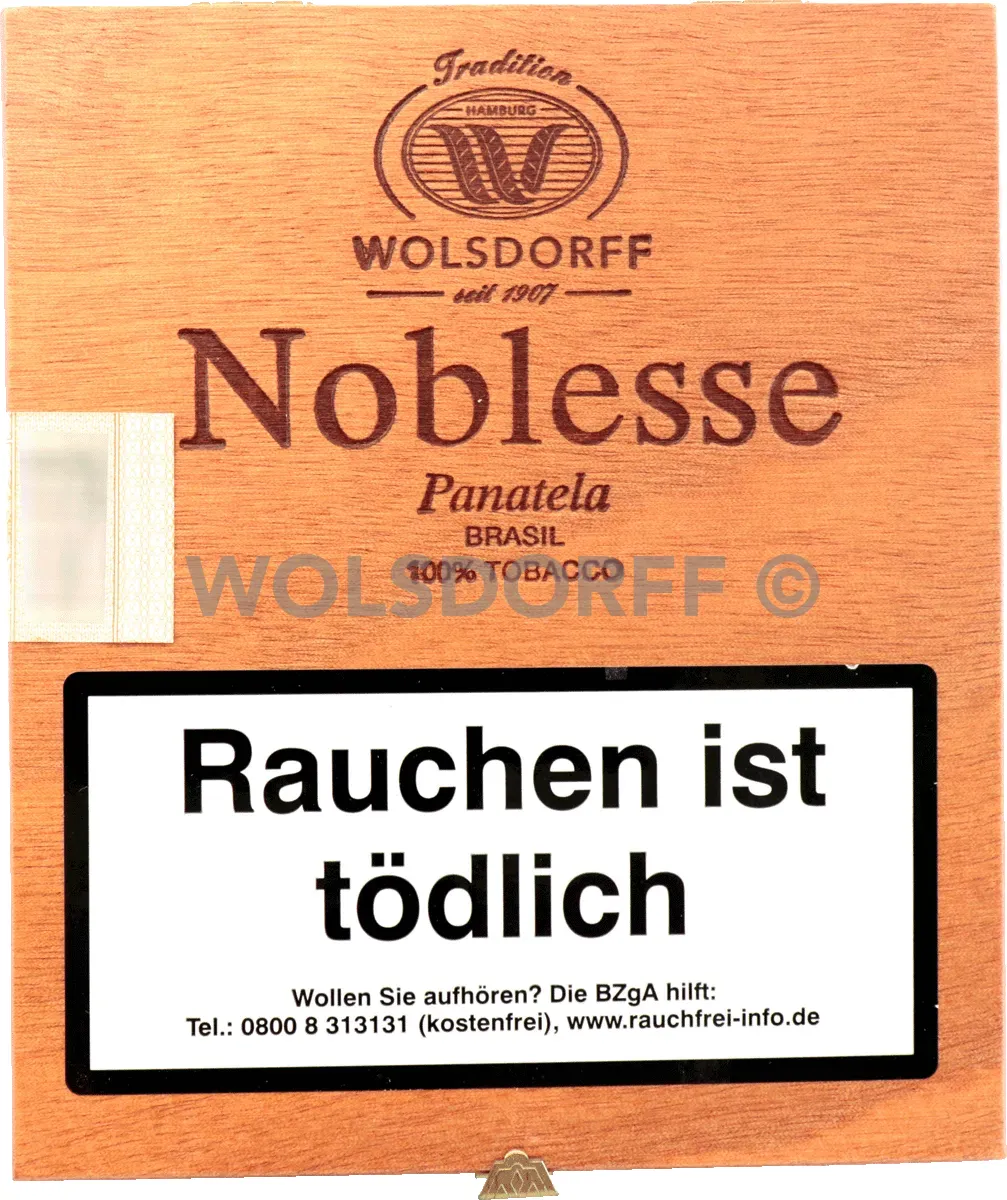 Noblesse Panatela Brasil Kiste Vorderseite