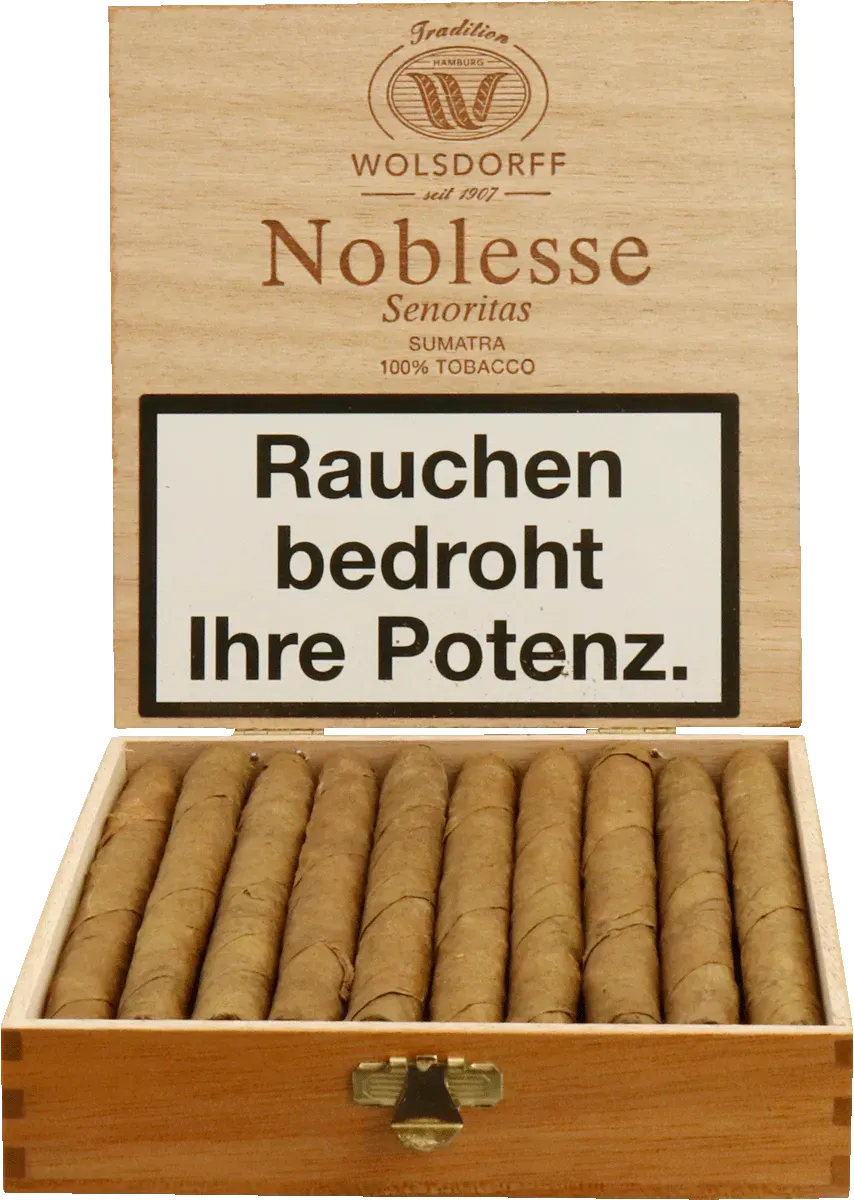 Noblesse Senorita Sumatra Kiste offen